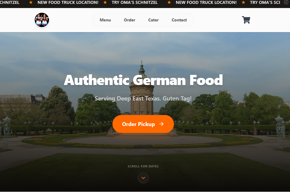 Oma’s Wurst Haus: Real-Time Business & Ordering Platform - Image 1